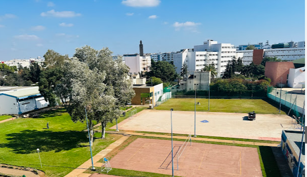 Sports fields on the ENSMR campus